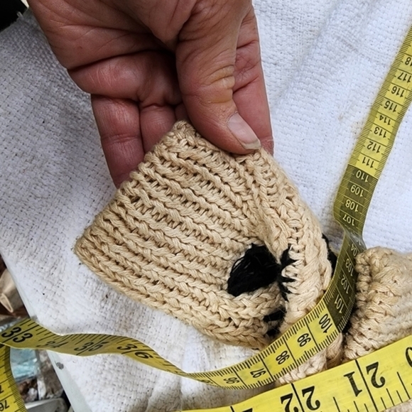 Vintage Cotton Rami Popcorn stitch crewneck‎ M/ L - Picture 6 of 15